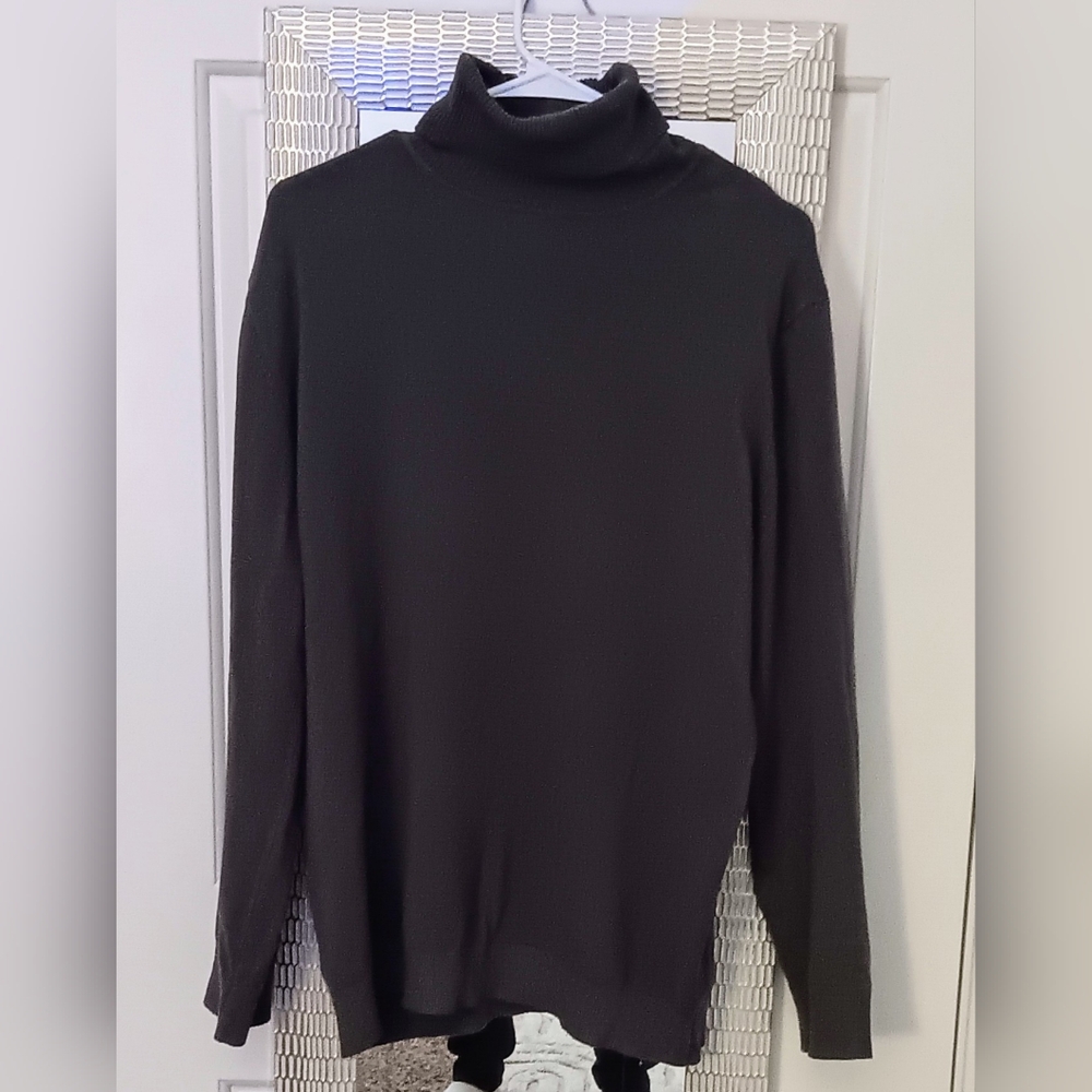 Long Sleeve Solid Turtle Neck Sweater. Classic St… - image 4